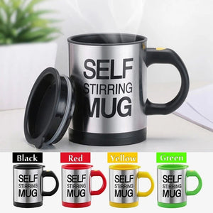 Automatic Self Stirring Mug Stainless Steel Thermal Cup magnetic Electric Lazy Double Insulated Coffee Milk Mixing Mug