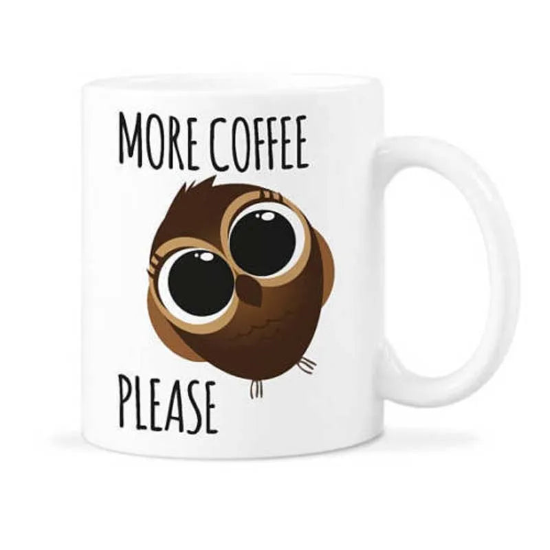 Owl Mug Funny Gift Cute Coffee Gift Mug