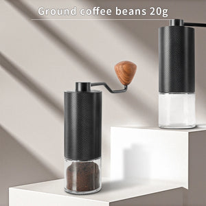 Portable Manual Coffee Grinder Mini Hand Handmade Coffee Bean Grinders Adjustable Steel Core Burr Espresso Coffee Milling Tools