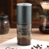 Stainless Steel Electric Coffee Grinder USB Type-C Charging Mini Mill Espresso Spice Home Travel Camping Rechargeable Machine