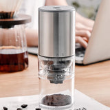 Stainless Steel Electric Coffee Grinder USB Type-C Charging Mini Mill Espresso Spice Home Travel Camping Rechargeable Machine