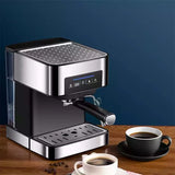 Espresso Coffee Maker Fresh Coffee Machine Household Small Semi-automatic High Pressure Steam Milk Foam