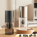 Stainless Steel Electric Coffee Grinder USB Type-C Charging Mini Mill Espresso Spice Home Travel Camping Rechargeable Machine