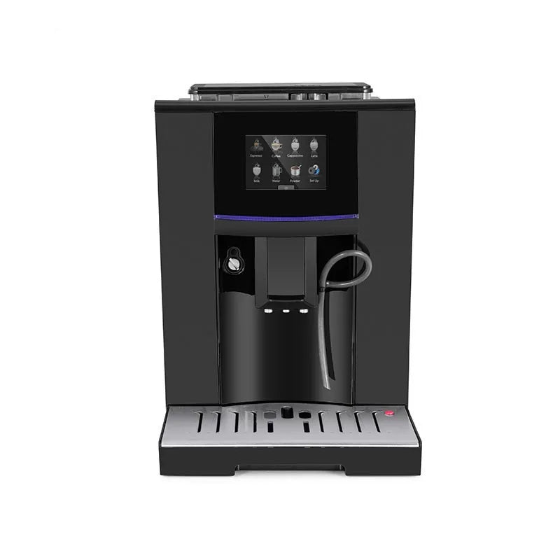 2024 ONE TOUCH Fully Automatic Bean To Cup Espresso Coffee Maker Machine Coffee Beans Powder Brewing Milk Foam Cappuccino Latte