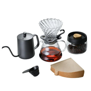 Gift Sets Handmade Pots Coffee Sets Medium Glass Coffee Maker Set Handmade Pots Coffee Utensils Sharing Pots Filter Cups